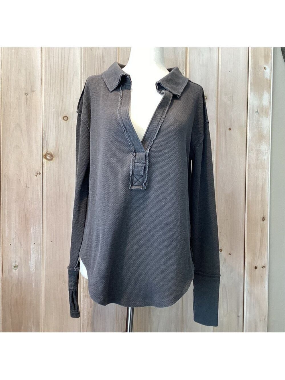 Free People NWT Anakin Thermal Top - Picture 4 of 10